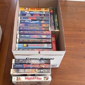Vintage Disney and Classic VHS Collection
